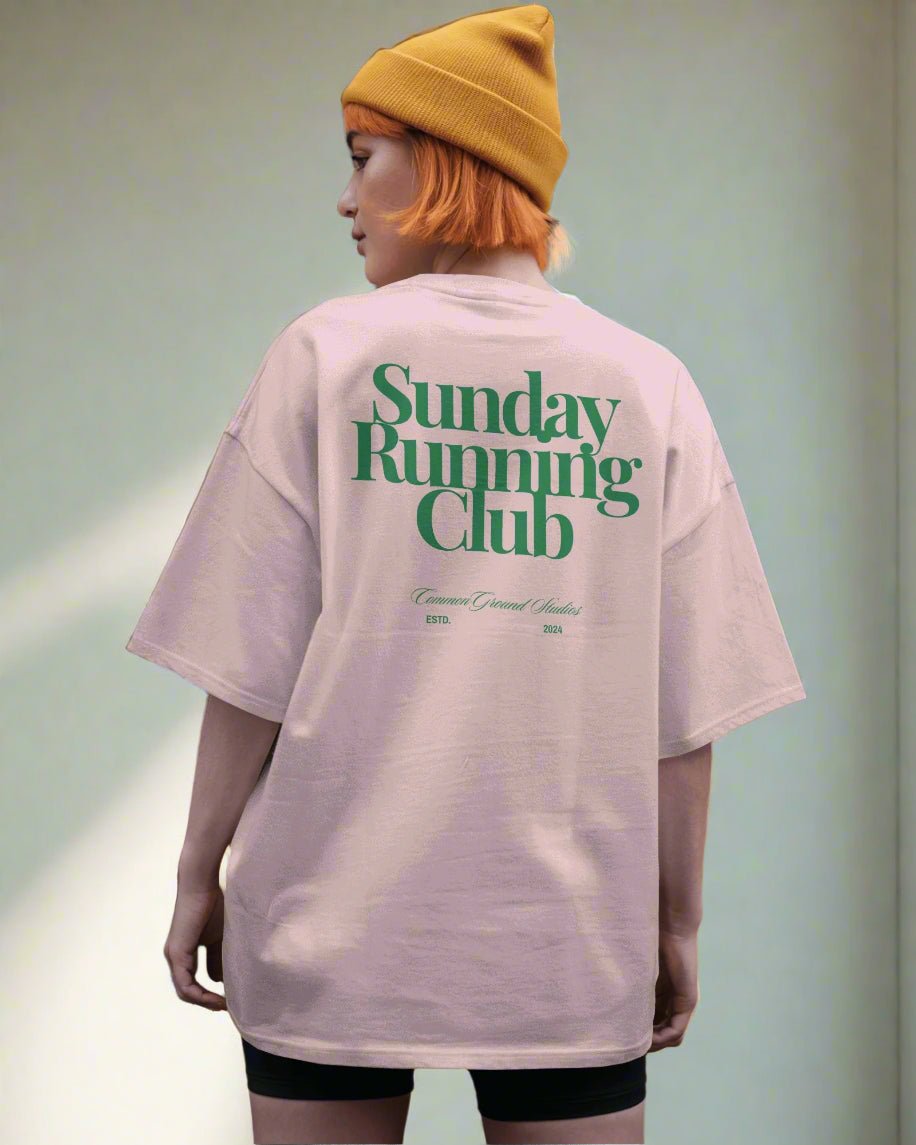 SUNDAY RUNNING OVERSIZED T - SHIRT - COMMONGROUND