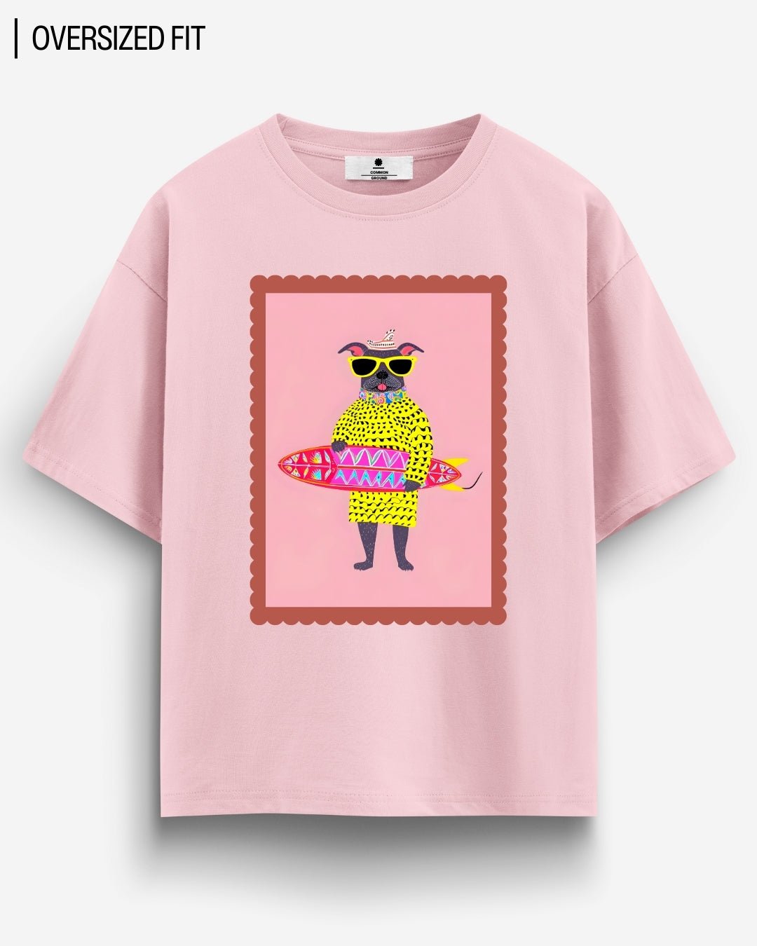 SURFER DOG OVERSIZED T - SHIRT - COMMONGROUND