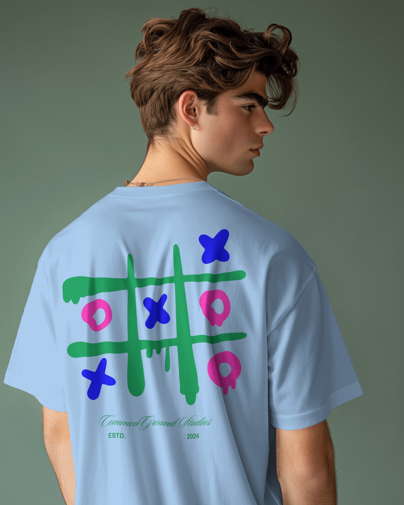 TIC TAC TOE OVERSIZED T - SHIRT - COMMONGROUND