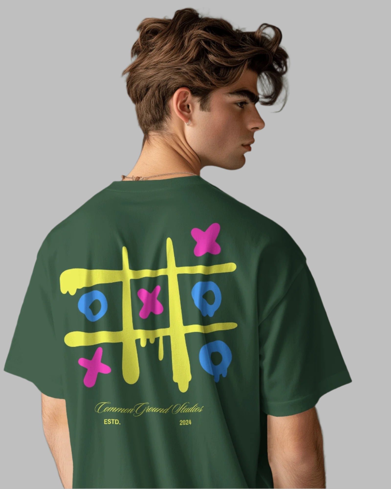 TIC TAC TOE OVERSIZED T - SHIRT - COMMONGROUND