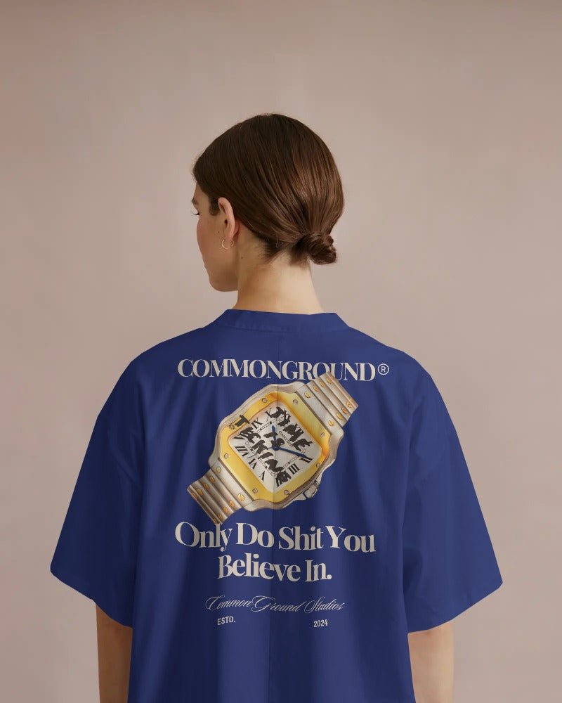 TIME IS TICKING OVERSIZED T - SHIRT - COMMONGROUND