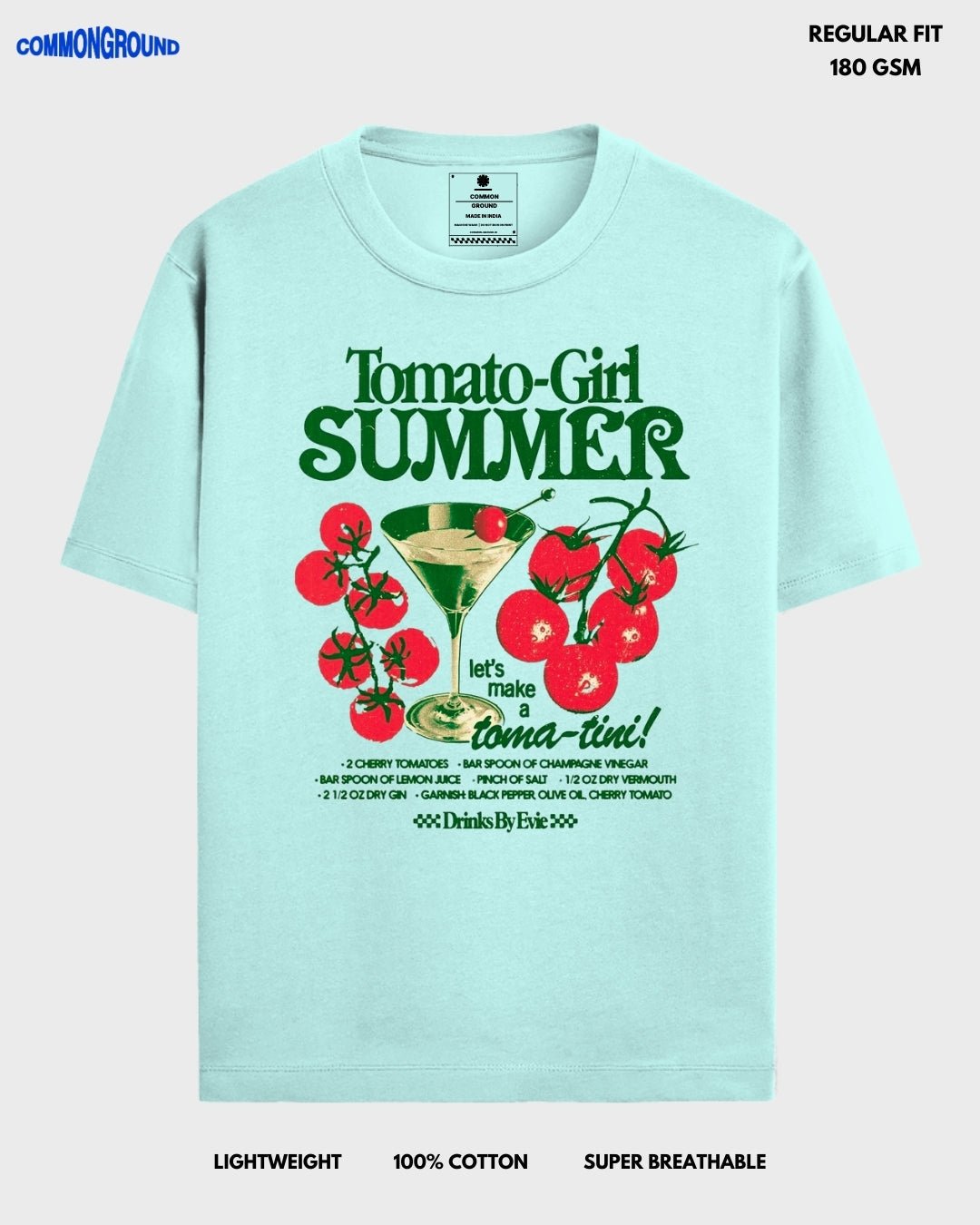 TOMATO GIRL REGULAR T - SHIRT - COMMONGROUND