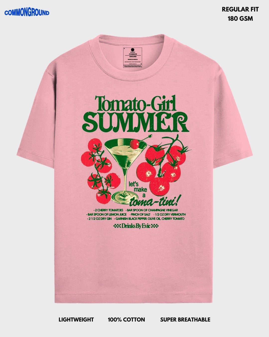 TOMATO GIRL REGULAR T - SHIRT - COMMONGROUND