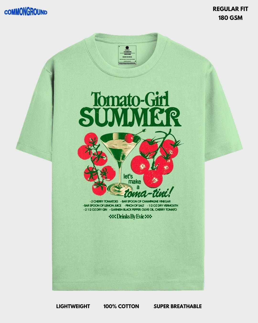 TOMATO GIRL REGULAR T - SHIRT - COMMONGROUND