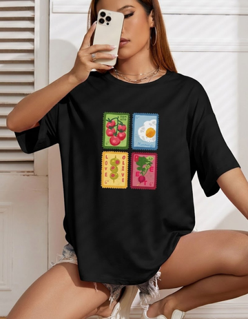 STAMPS OVERSIZED T-SHIRT