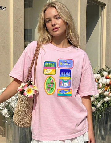 SARDINES OVERSIZED T-SHIRT