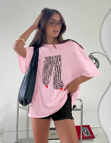 ONLY REDS OVERSIZED T-SHIRT