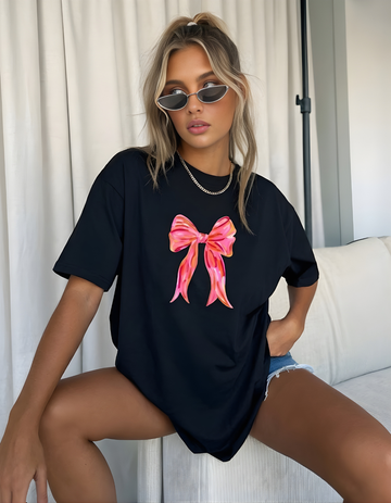 PINKBOW OVERSIZED T-SHIRT
