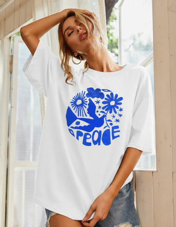 PEACE OVERSIZED T-SHIRT