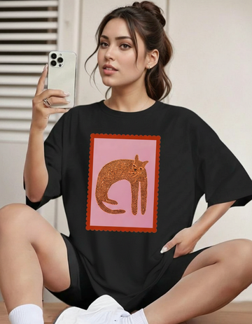 AZTEC PANTHER OVERSIZED T-SHIRT