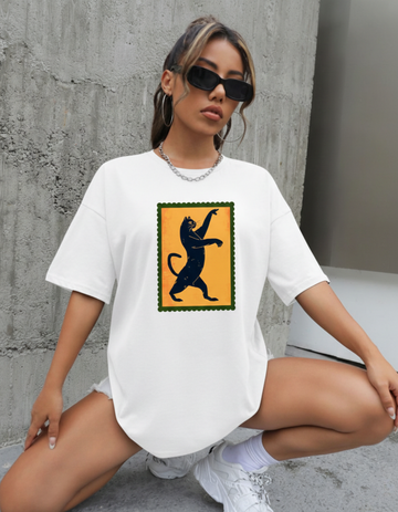 KUNG FU CAT OVERSIZED T-SHIRT