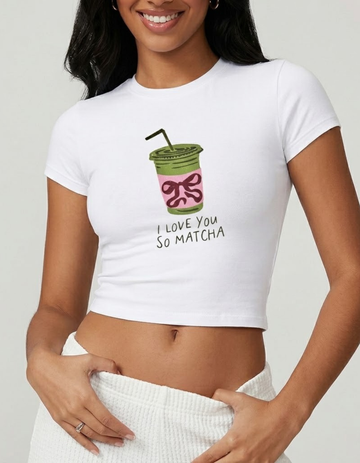 LOVE YOU MATCHA BABY TEE