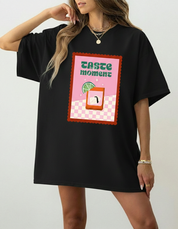 TASTE THE MOMENT OVERSIZED T-SHIRT