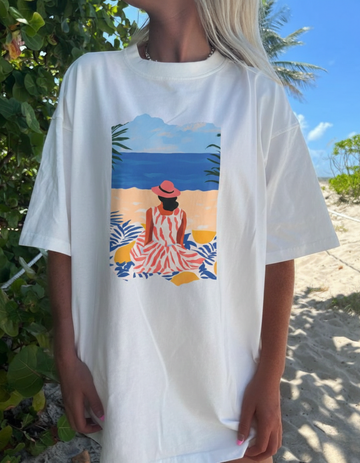 BEACH PICNIC OVERSIZED T-SHIRT