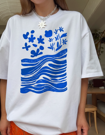 SUN SEA SAND OVERSIZED T-SHIRT