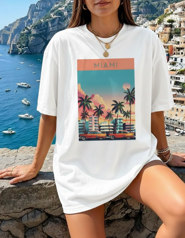 MIAMI SKY OVERSIZED T-SHIRT