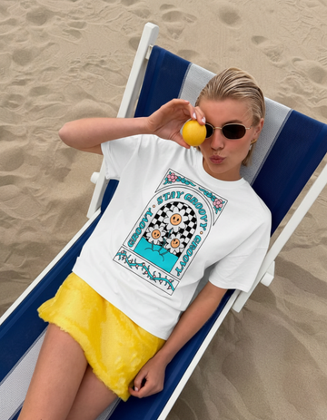 STAY GROOVY OVERSIZED T-SHIRT