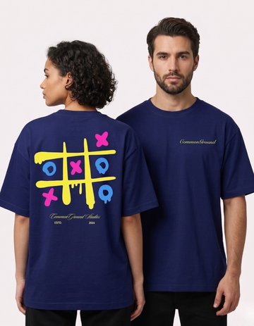 TIC TAC TOE OVERSIZED T-SHIRT