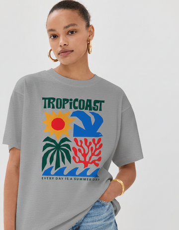 TROPICOAST OVERSIZED T-SHIRT