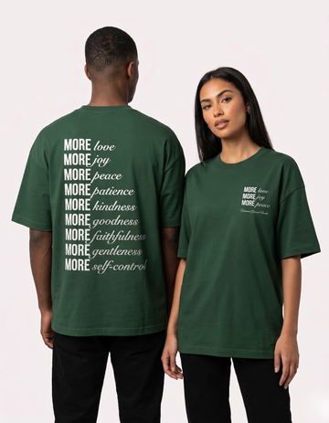 MORE LOVE MORE JOY OVERSIZED T-SHIRT