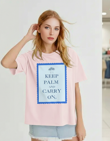 KEEP PALM OVERSIZED T-SHIRT