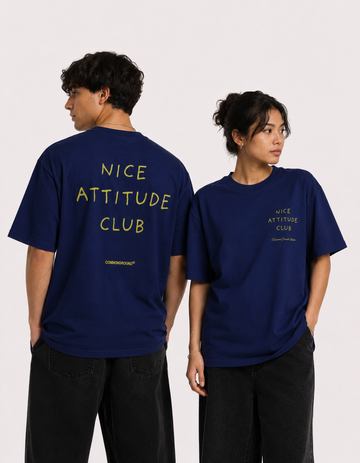 NICE ATTITUDE OVERSIZED T-SHIRT