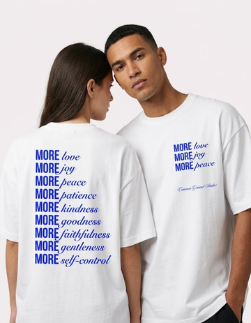 MORE LOVE MORE JOY OVERSIZED T-SHIRT
