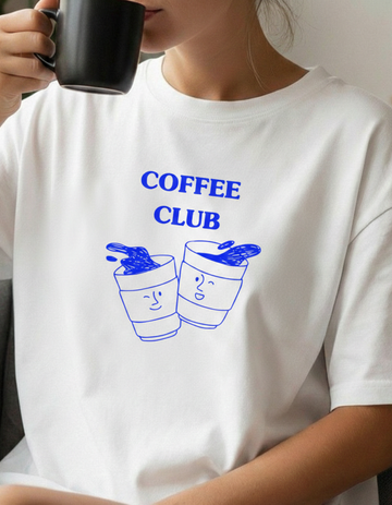 COFFEE CLUB OVERSIZED T-SHIRT