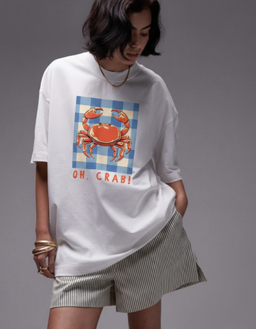 OH CRAB OVERSIZED T-SHIRT