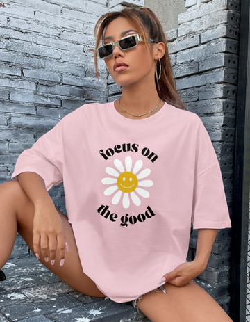 FOCUS ON THE GOOD OVERSIZED T-SHIRT