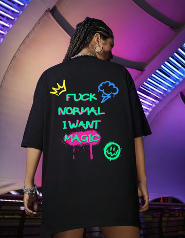 F*CK NORMAL OVERSIZED T-SHIRT