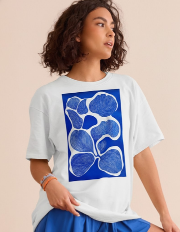 BLUE CORAL OVERSIZED T-SHIRT