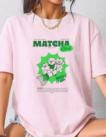MATCHA PARTY OVERSIZED T-SHIRT