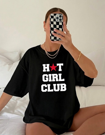 HOT GIRL CLUB OVERSIZED T-SHIRT