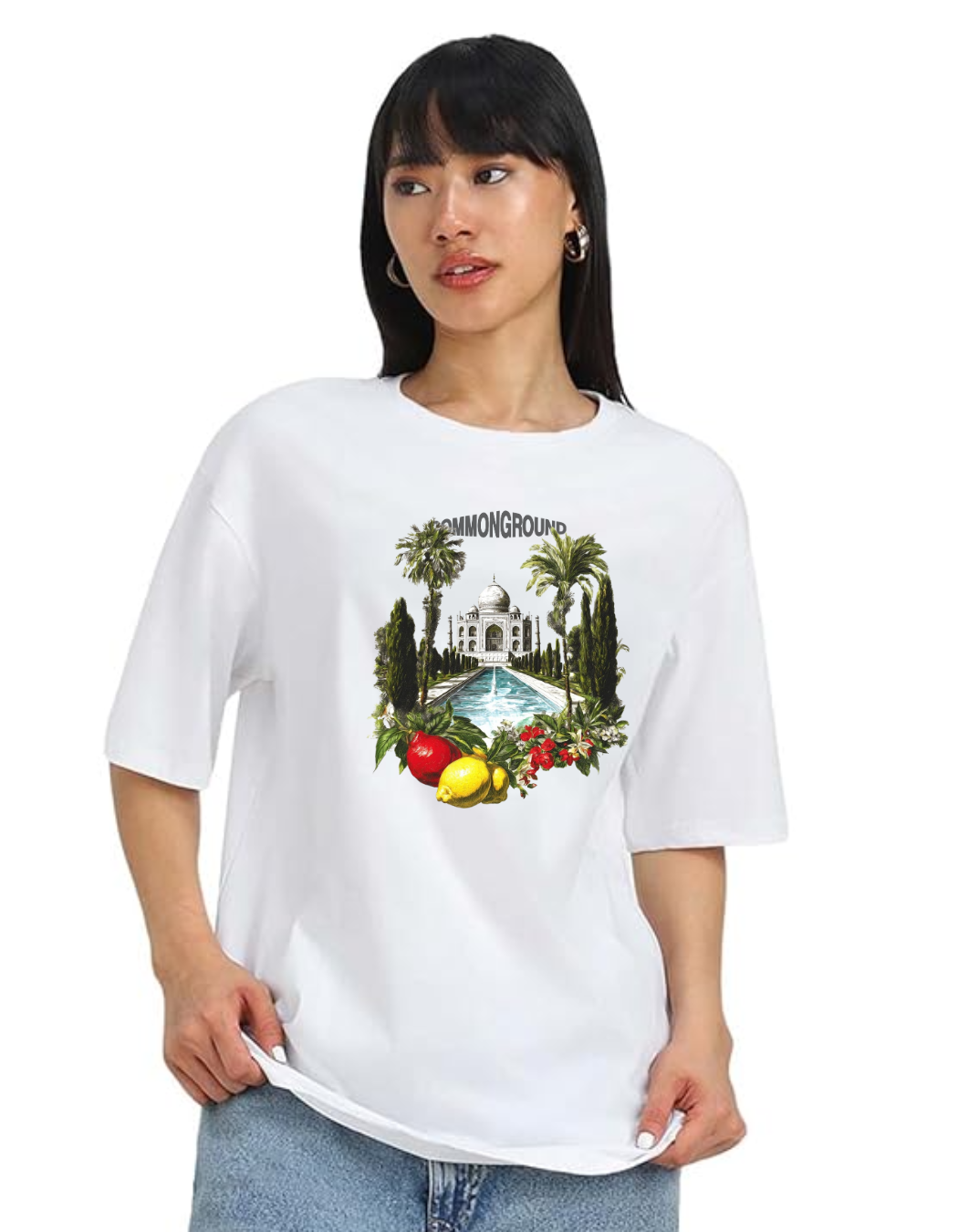 TAJ MAHAL OVERSIZED T-SHIRT