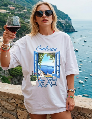 SANTORINI OVERSIZED T-SHIRT