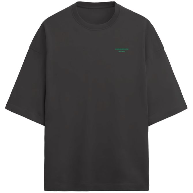 BLACK TERRY OVERSIZED T-SHIRT