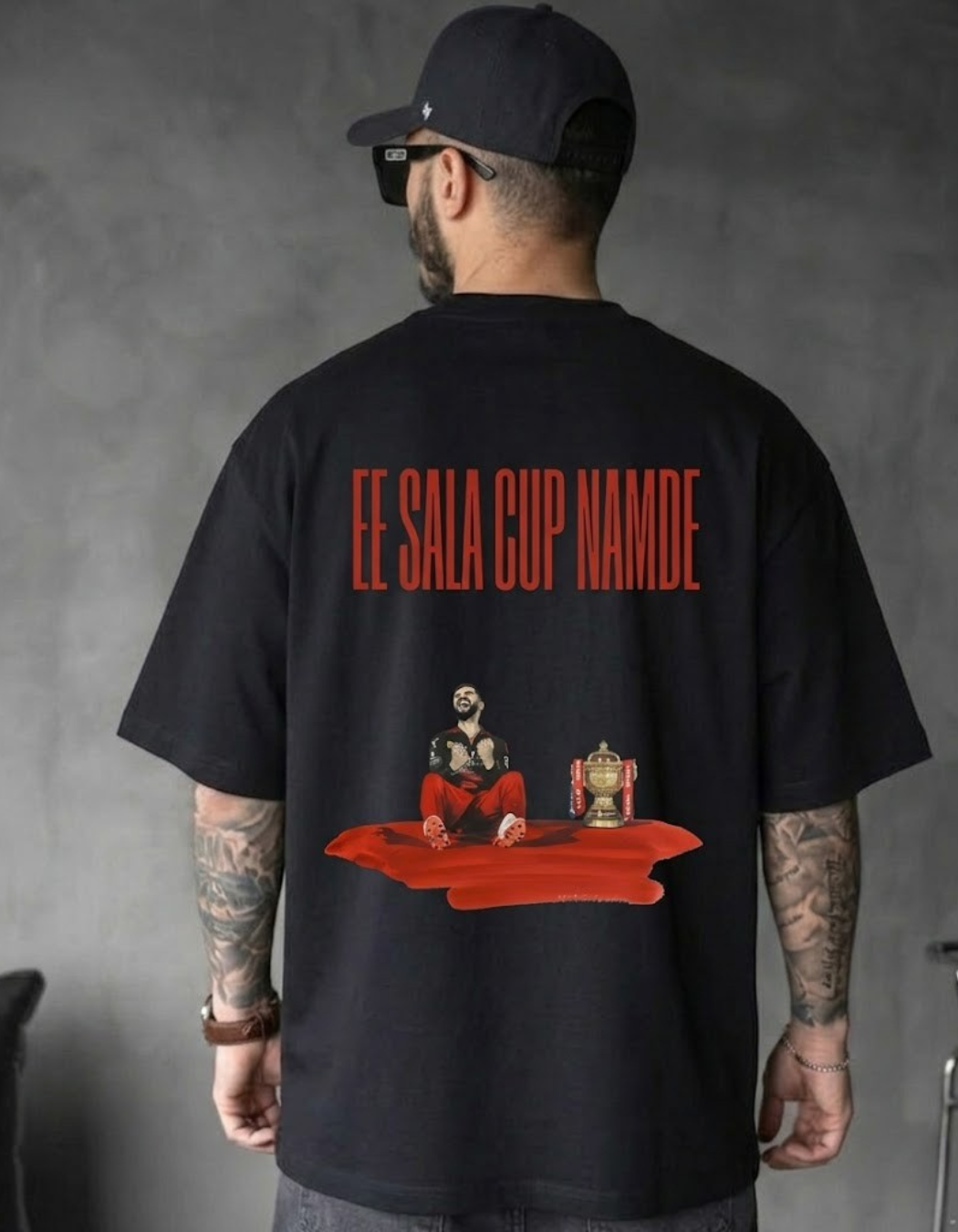 CUP NAMDE RCB OVERSIZED T-SHIRT