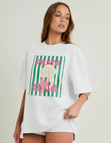 PASTA CLUB OVERSIZED T-SHIRT