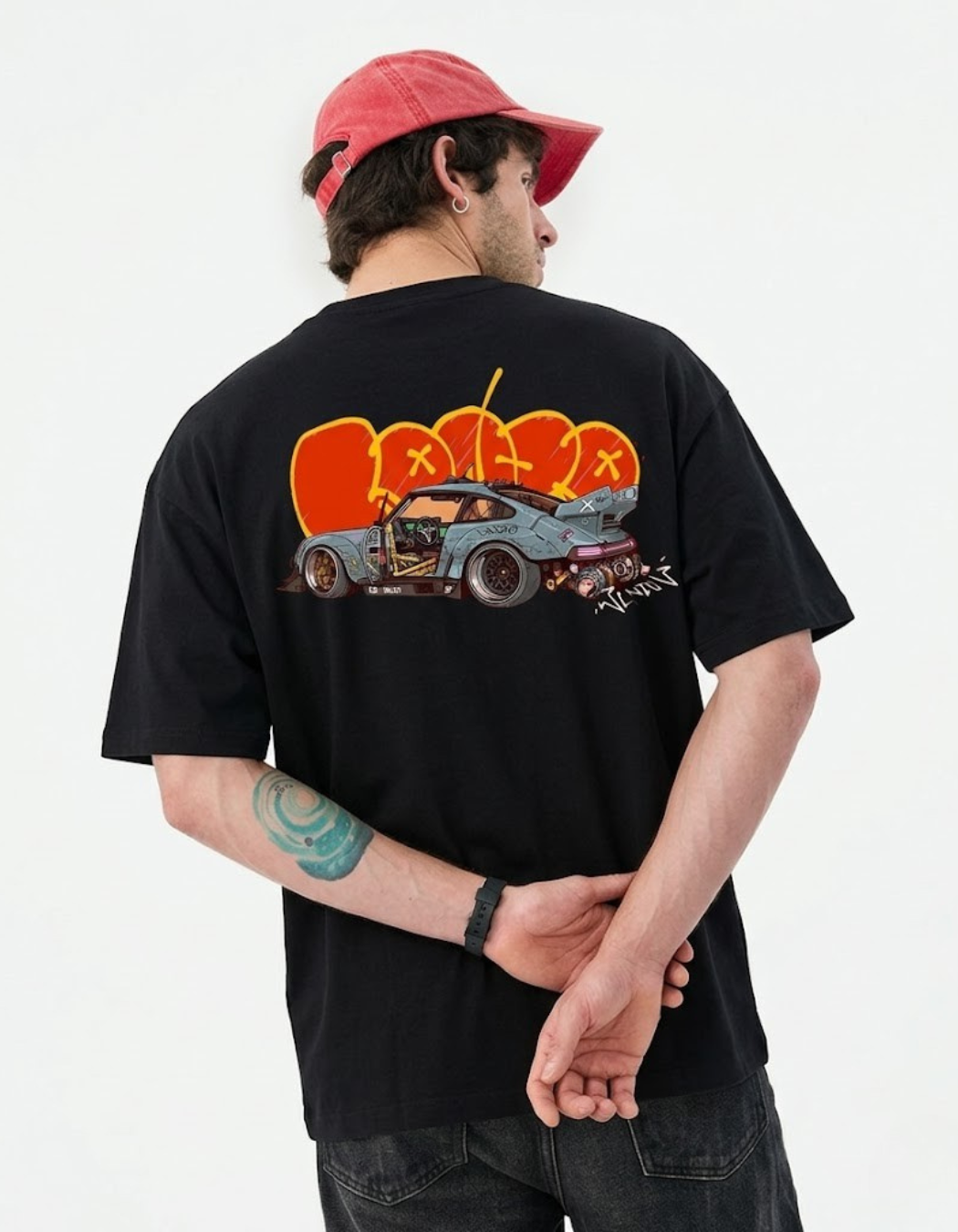 PORSCHE OVERSIZED T-SHIRT