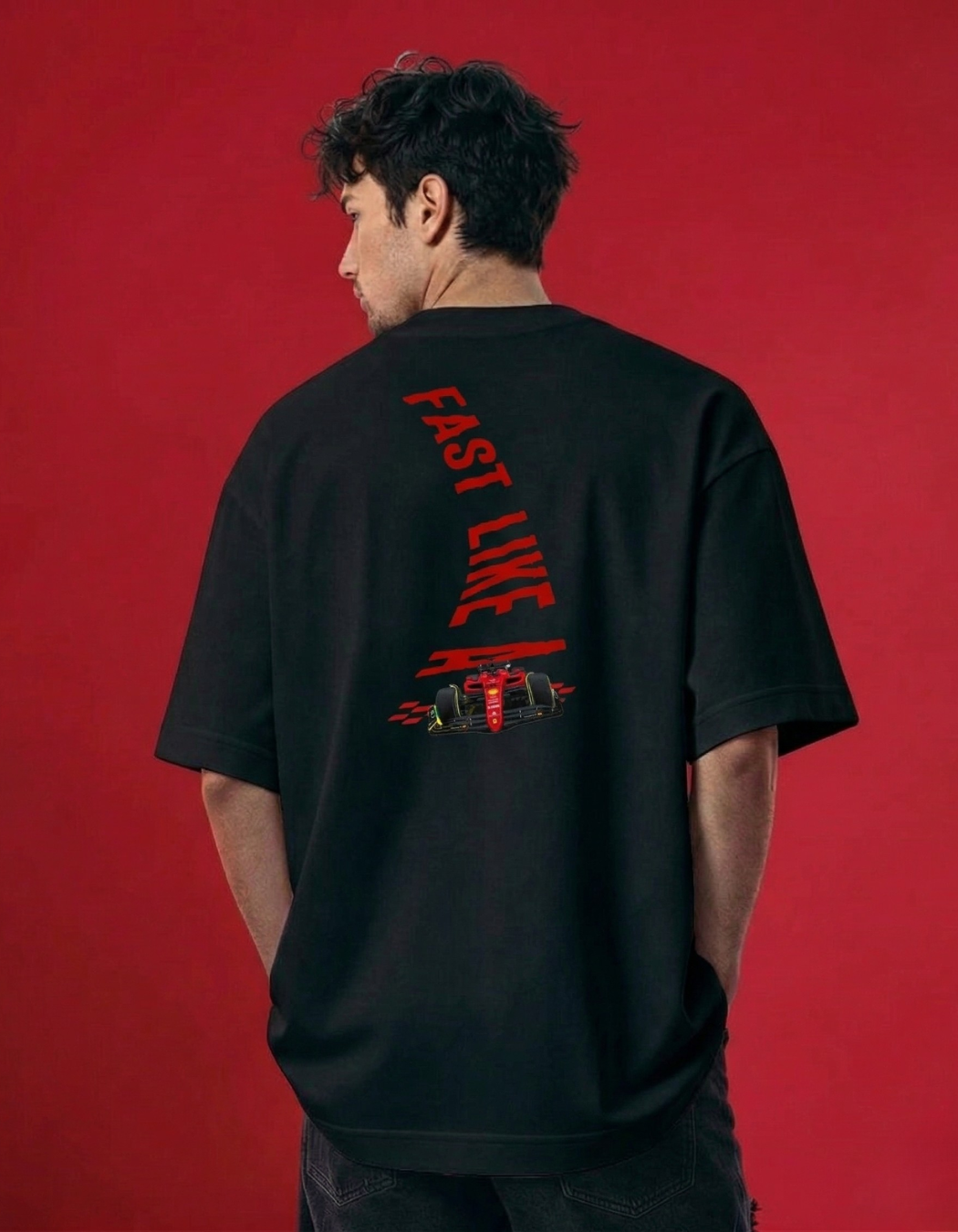 FAST FERRARI OVERSIZED T-SHIRT