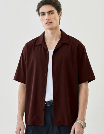 SOLID OVERSIZED SHIRT