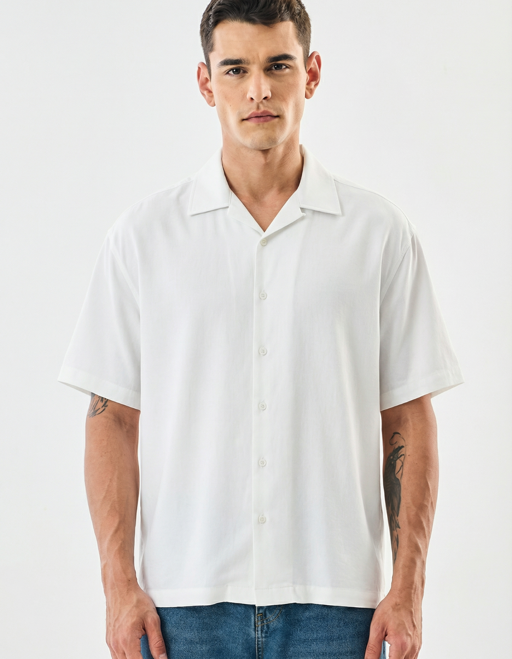 SOLID OVERSIZED SHIRT