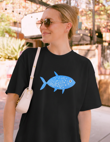 HELLO FISH OVERSIZED T-SHIRT