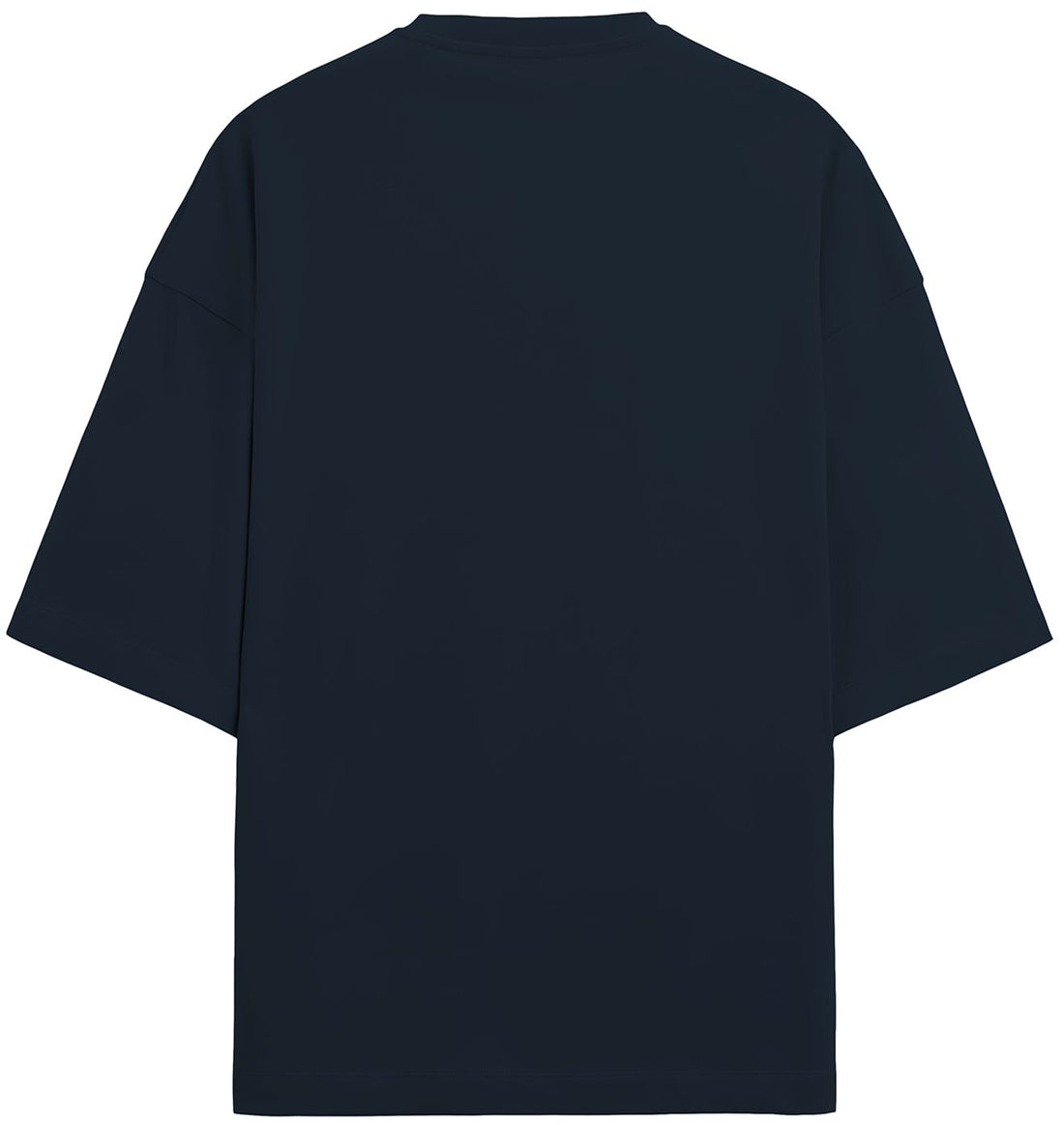 NAVY BLUE TERRY OVERSIZED T-SHIRT