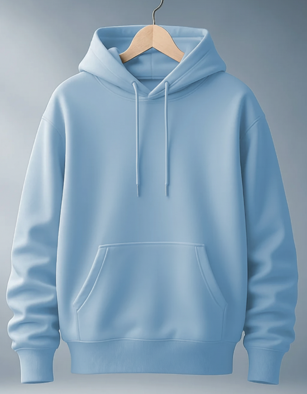 UNISEX BABY BLUE HOODIE