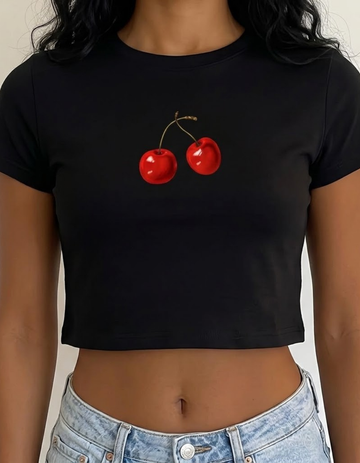 HOT CHERRY CROP TOP