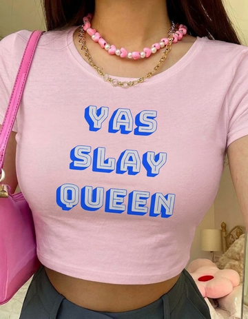 SLAY QUEEN CROP TOP