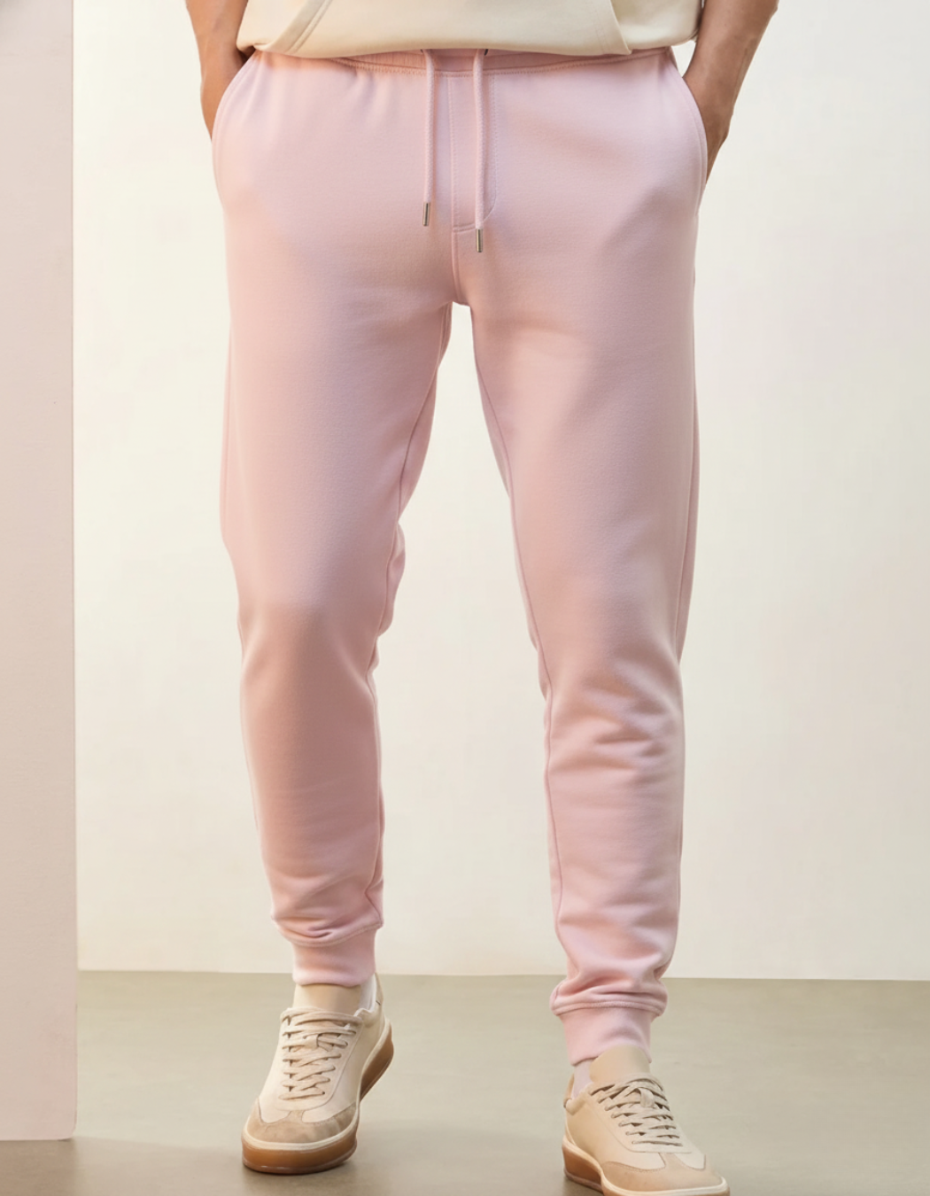 LIGHT BABY PINK UNISEX JOGGERS
