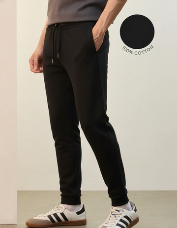 BLACK UNISEX JOGGERS